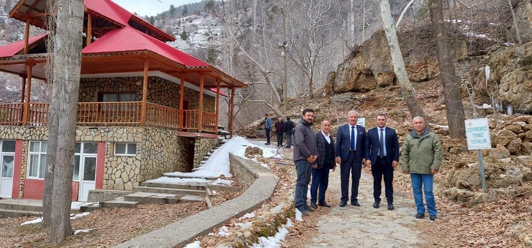 Bölge Müdürümüz Turgut Çangır Obruk Şelalesi Tabiat Parkını ziyaret etti.